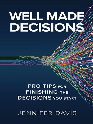cover image of Well Made Decisions